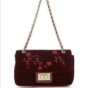 KARL LAGERFELD Agyness Floral-Embroidered Bag